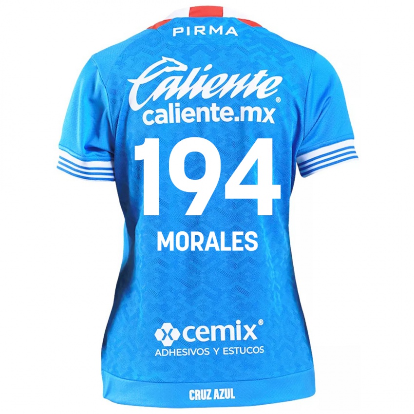 Gyermek Amaury Morales #194 Égszínkék Hazai Jersey 2024/25 Mez Póló Ing