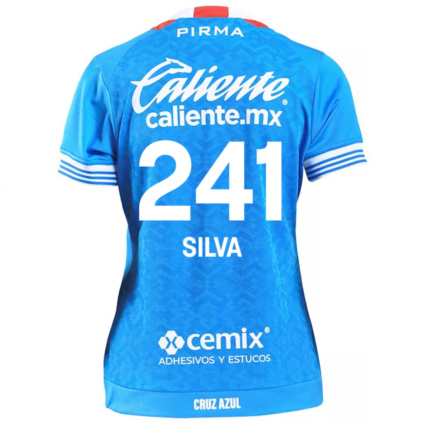 Gyermek Iván Silva #241 Égszínkék Hazai Jersey 2024/25 Mez Póló Ing