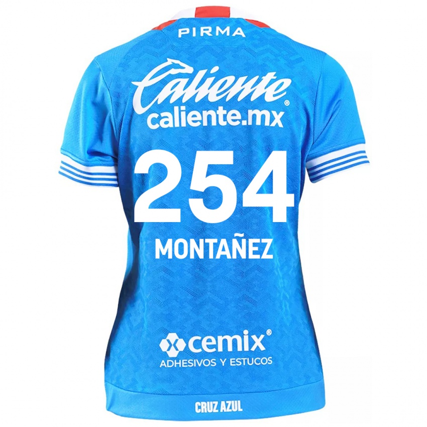 Gyermek Humberto Montañez #254 Égszínkék Hazai Jersey 2024/25 Mez Póló Ing