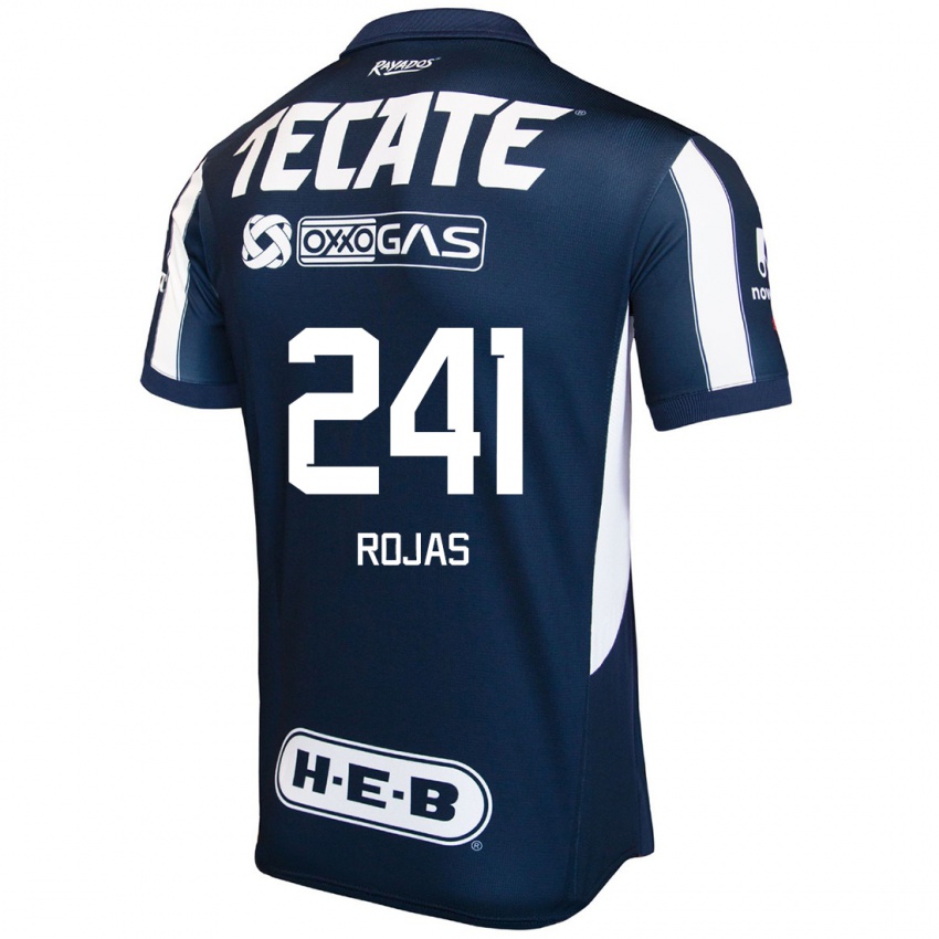 Gyermek Luis Rojas #241 Kék Piros Fehér Hazai Jersey 2024/25 Mez Póló Ing