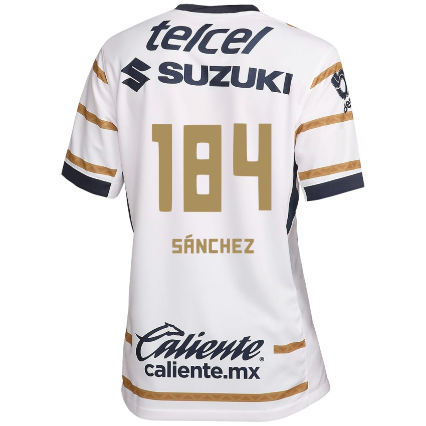 Gyermek Manuel Sánchez #184 Fehér Obszidián Hazai Jersey 2024/25 Mez Póló Ing