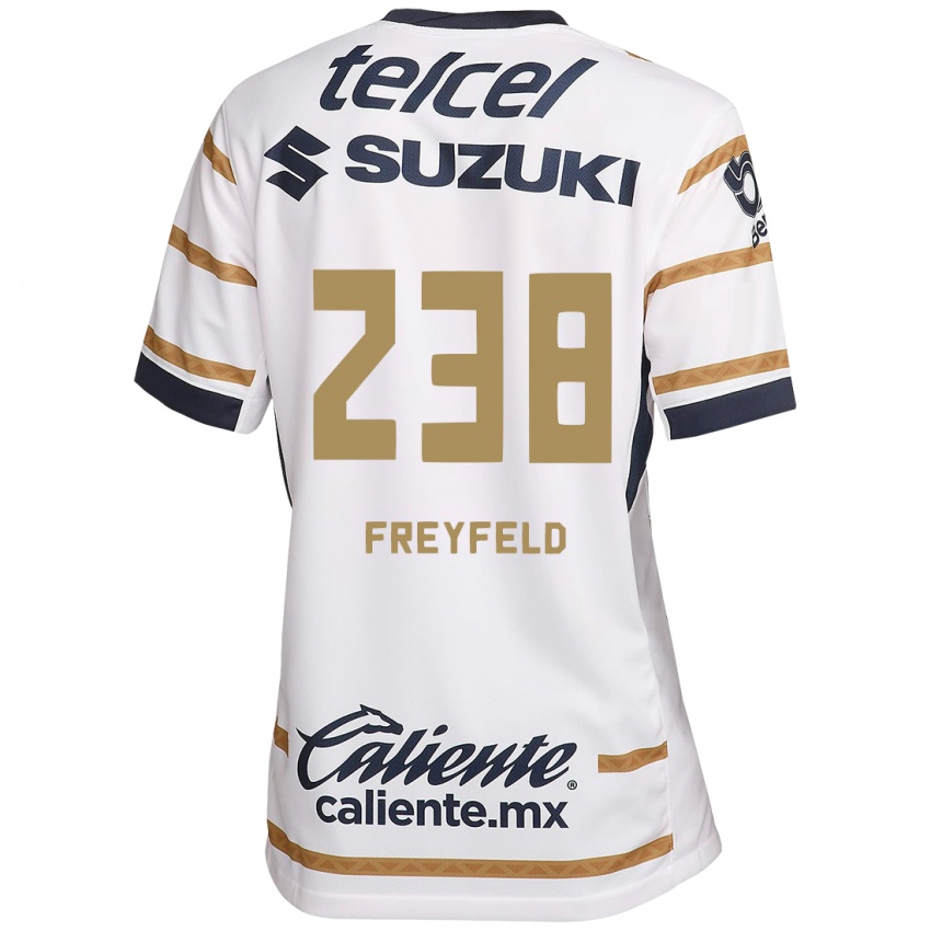 Gyermek Julián Freyfeld #238 Fehér Obszidián Hazai Jersey 2024/25 Mez Póló Ing