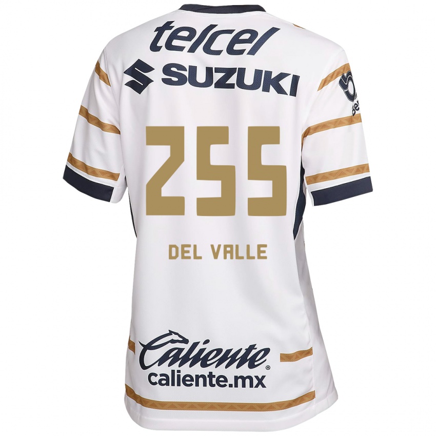 Gyermek Yonathan Del Valle #255 Fehér Obszidián Hazai Jersey 2024/25 Mez Póló Ing