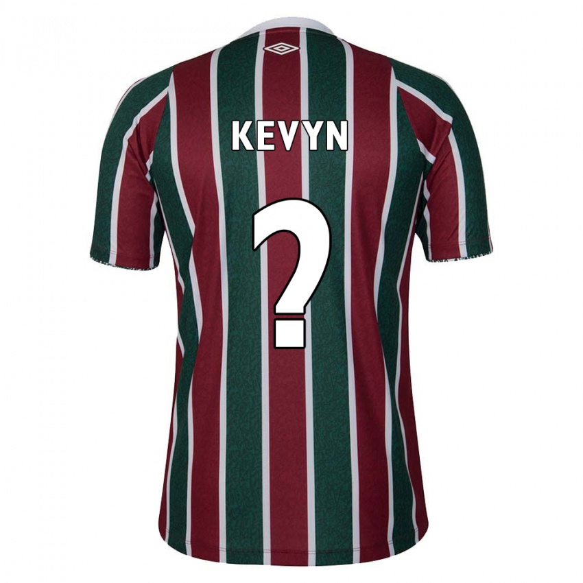 Gyermek Kevyn #0 Zöld Barna Fehér Hazai Jersey 2024/25 Mez Póló Ing