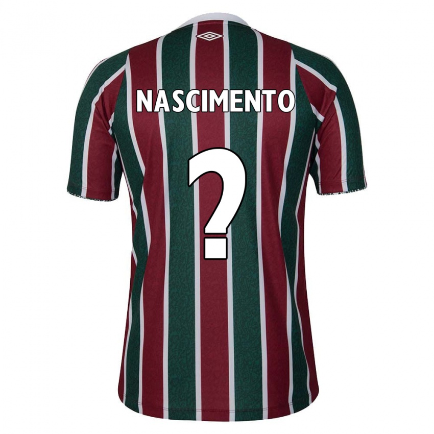 Gyermek Hiago Nascimento #0 Zöld Barna Fehér Hazai Jersey 2024/25 Mez Póló Ing