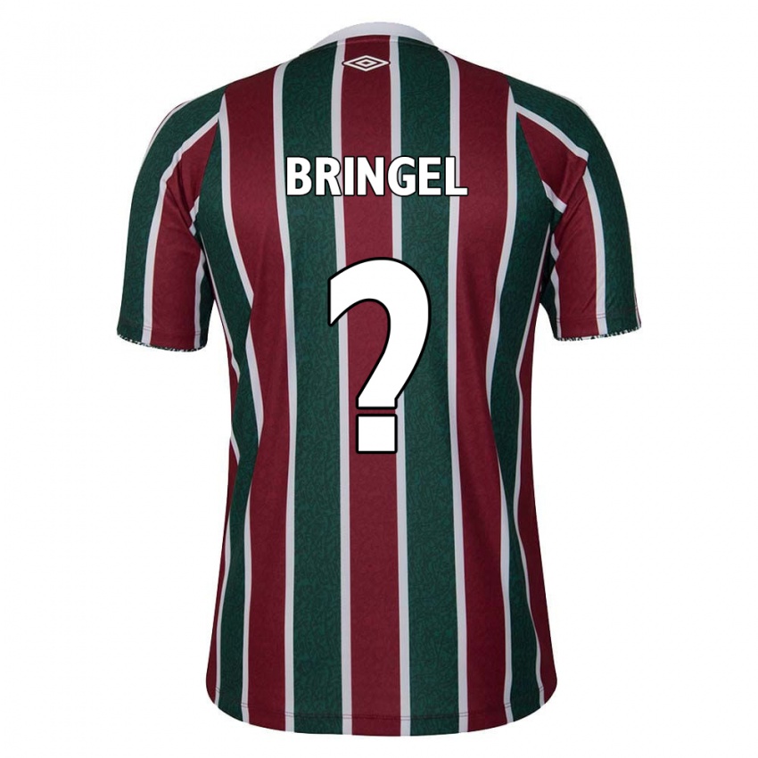 Gyermek Rodrigo Bringel #0 Zöld Barna Fehér Hazai Jersey 2024/25 Mez Póló Ing