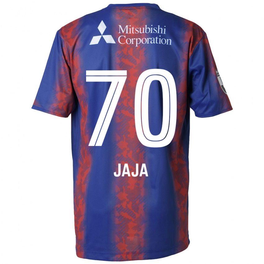 Gyermek Jája Silva #70 Kék Piros Hazai Jersey 2024/25 Mez Póló Ing