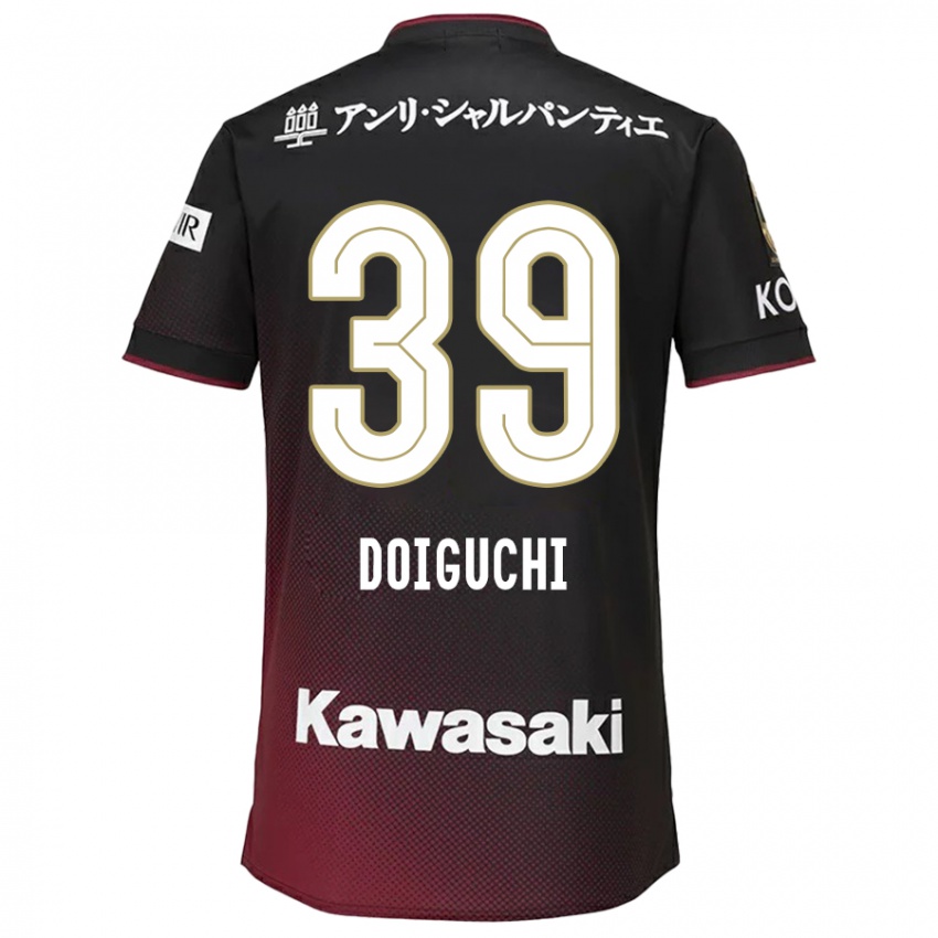 Gyermek Ritsu Doiguchi #39 Fekete Piros Hazai Jersey 2024/25 Mez Póló Ing