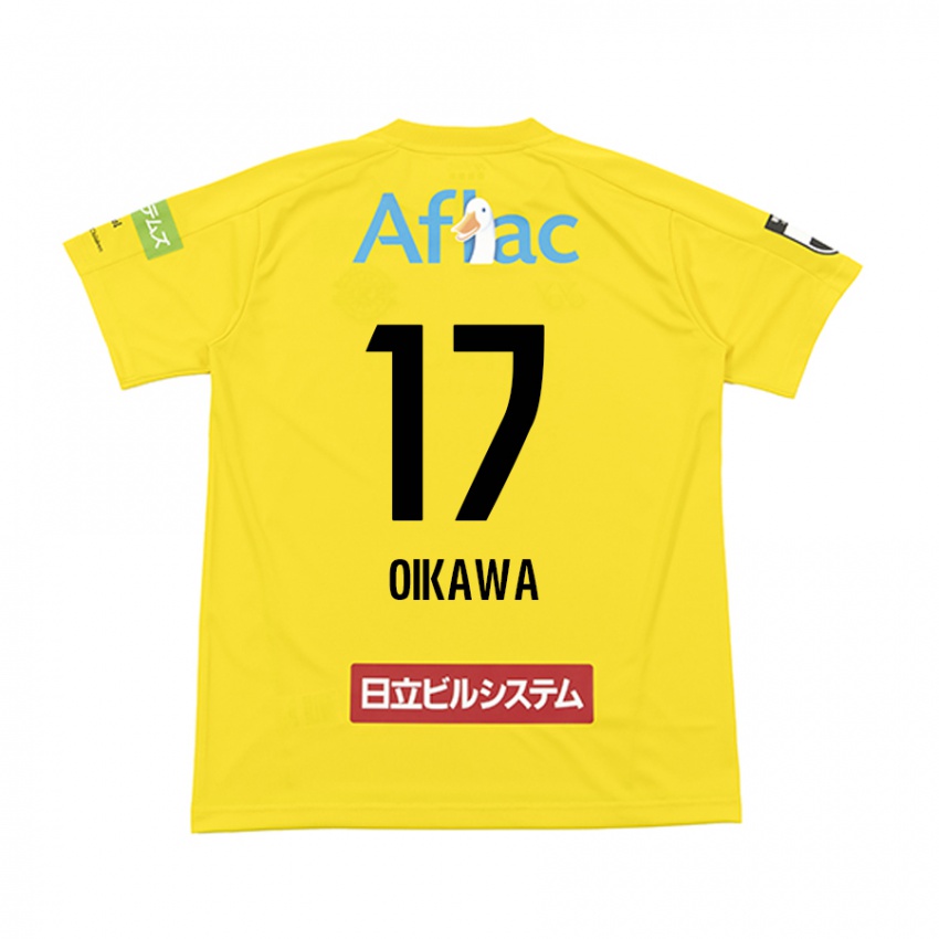 Gyermek Koki Oikawa #17 Sárga Fekete Hazai Jersey 2024/25 Mez Póló Ing