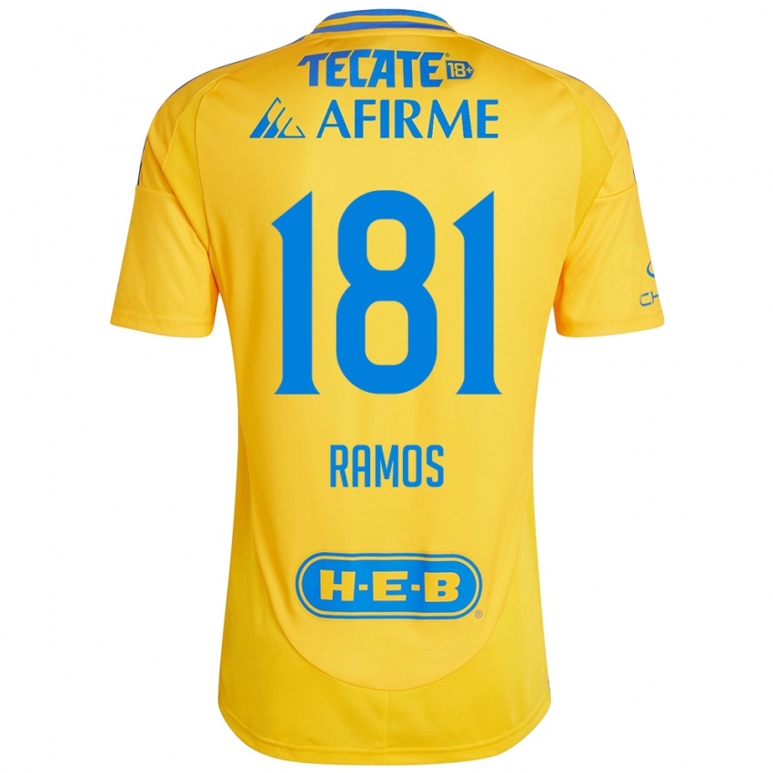 Gyermek Anthony Ramos #181 Arany Sárga Hazai Jersey 2024/25 Mez Póló Ing