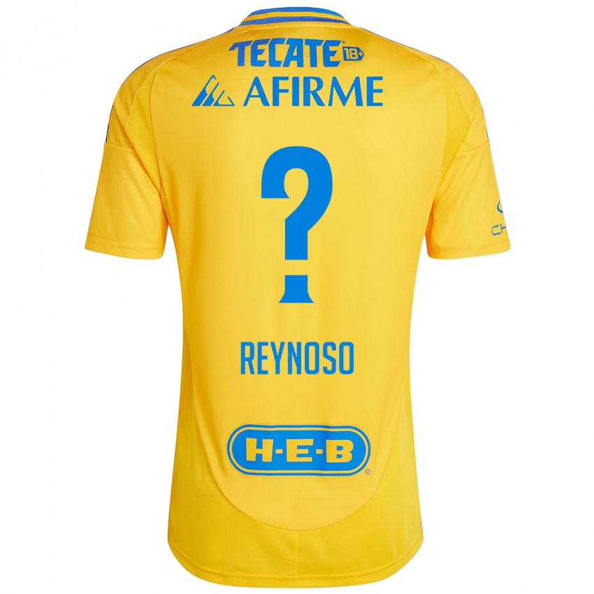 Gyermek Omar Reynoso #0 Arany Sárga Hazai Jersey 2024/25 Mez Póló Ing