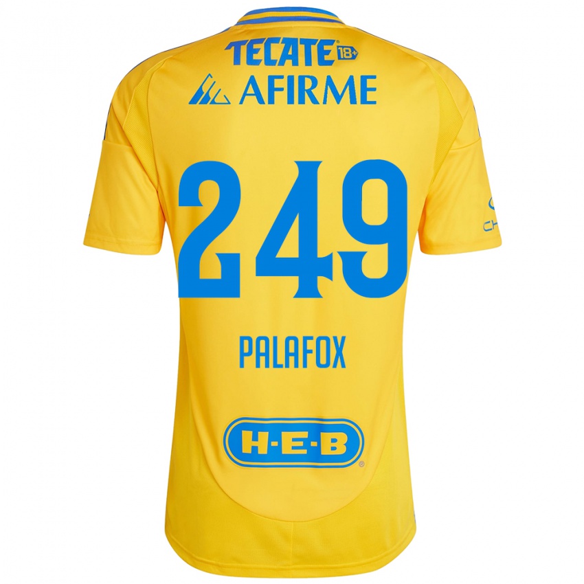 Gyermek José Palafox #249 Arany Sárga Hazai Jersey 2024/25 Mez Póló Ing