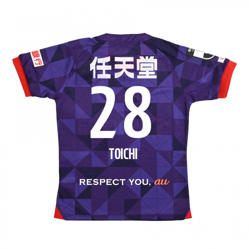 Gyermek Toichi Suzuki #28 Lila Fehér Hazai Jersey 2024/25 Mez Póló Ing