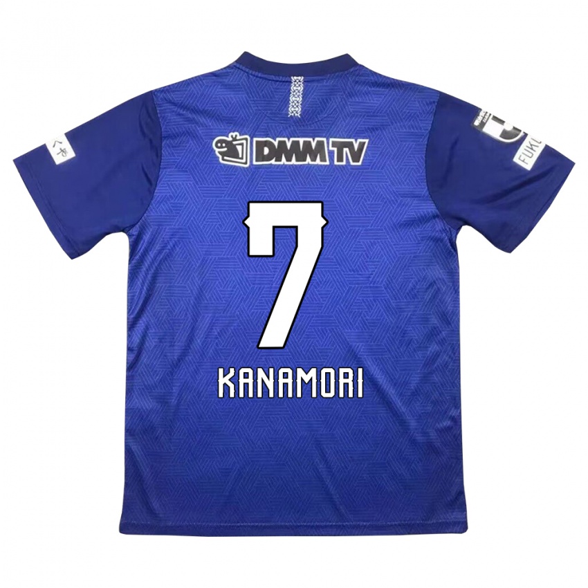 Gyermek Takeshi Kanamori #7 Sötétkék Hazai Jersey 2024/25 Mez Póló Ing