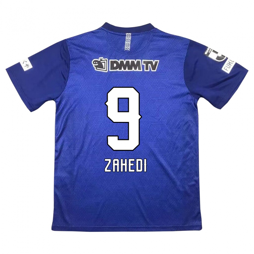 Gyermek Shahab Zahedi #9 Sötétkék Hazai Jersey 2024/25 Mez Póló Ing