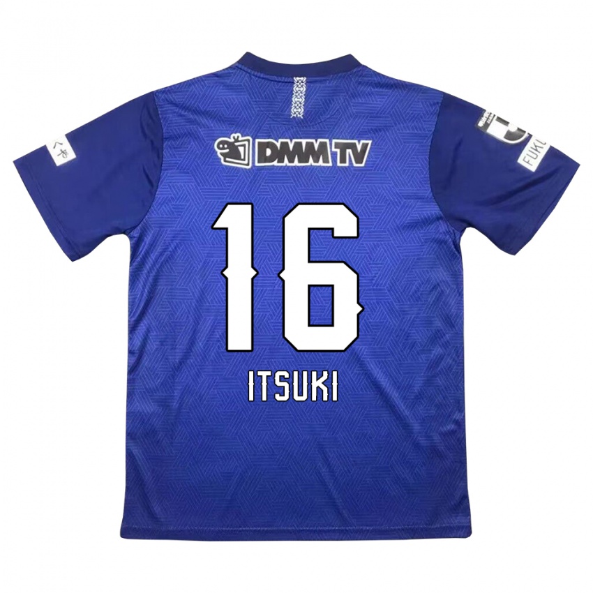 Gyermek Itsuki Oda #16 Sötétkék Hazai Jersey 2024/25 Mez Póló Ing