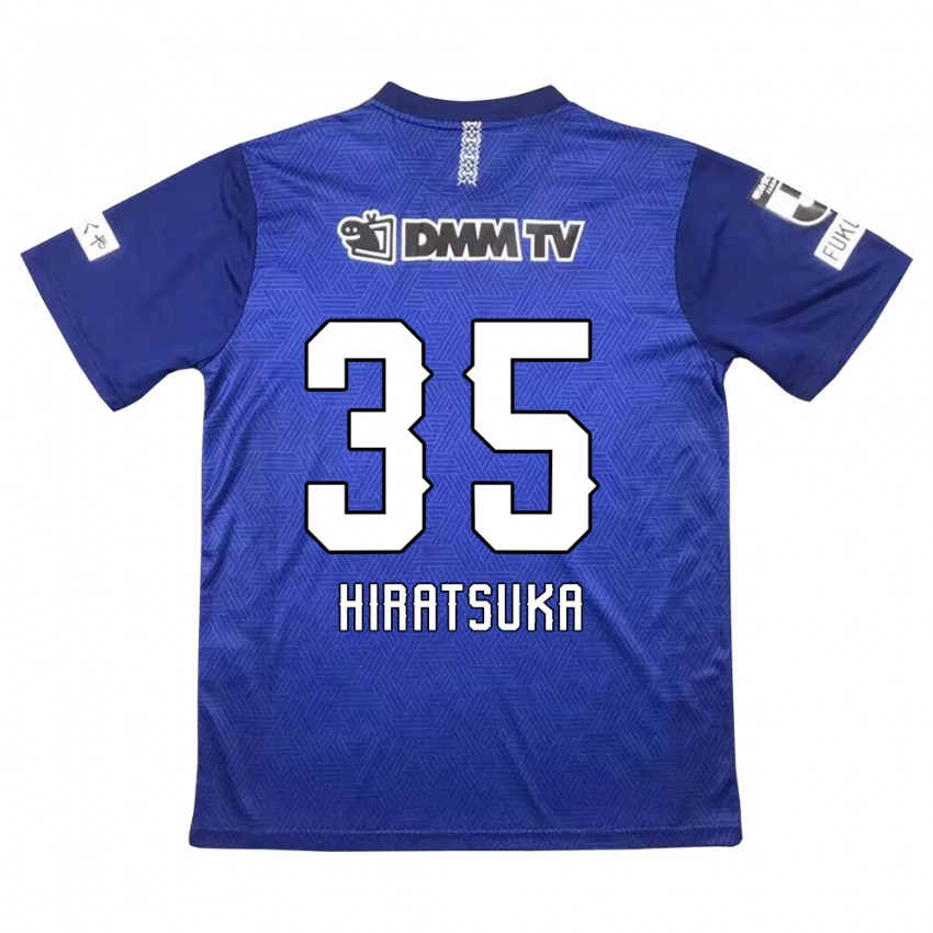 Gyermek Yuto Hiratsuka #35 Sötétkék Hazai Jersey 2024/25 Mez Póló Ing