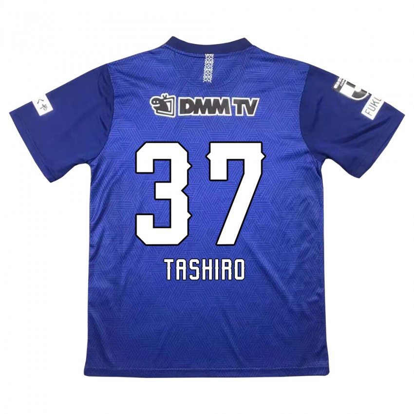 Gyermek Masaya Tashiro #37 Sötétkék Hazai Jersey 2024/25 Mez Póló Ing