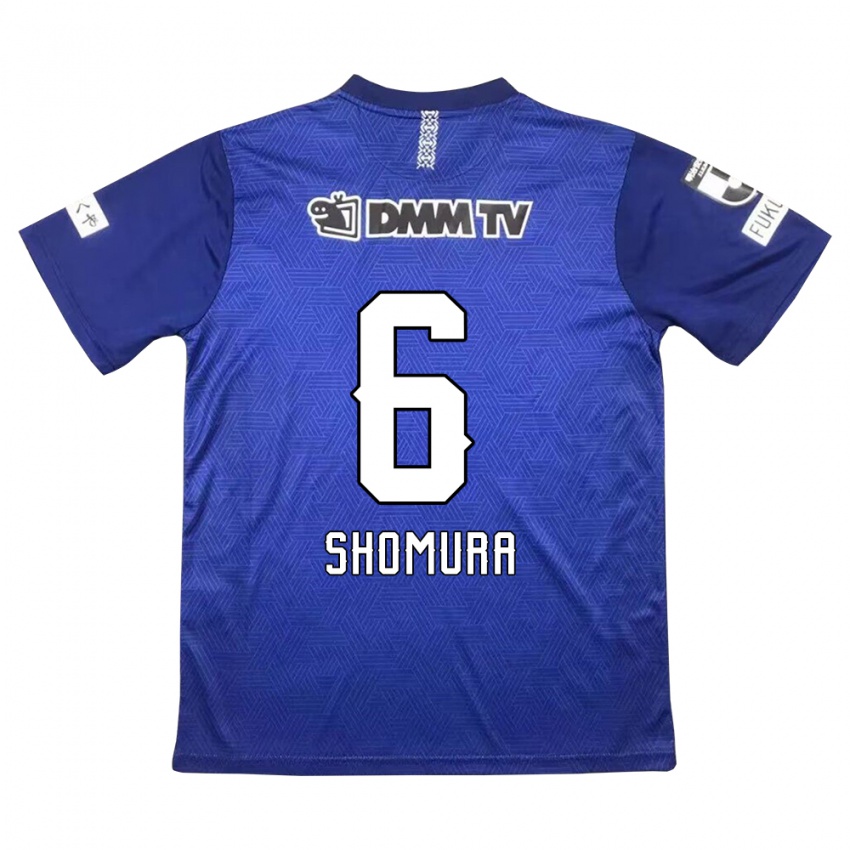 Gyermek Tomoki Shomura #6 Sötétkék Hazai Jersey 2024/25 Mez Póló Ing