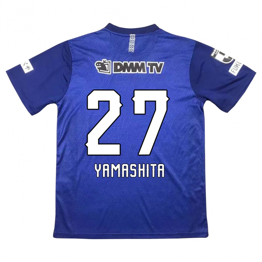 Gyermek Sotaro Yamashita #27 Sötétkék Hazai Jersey 2024/25 Mez Póló Ing