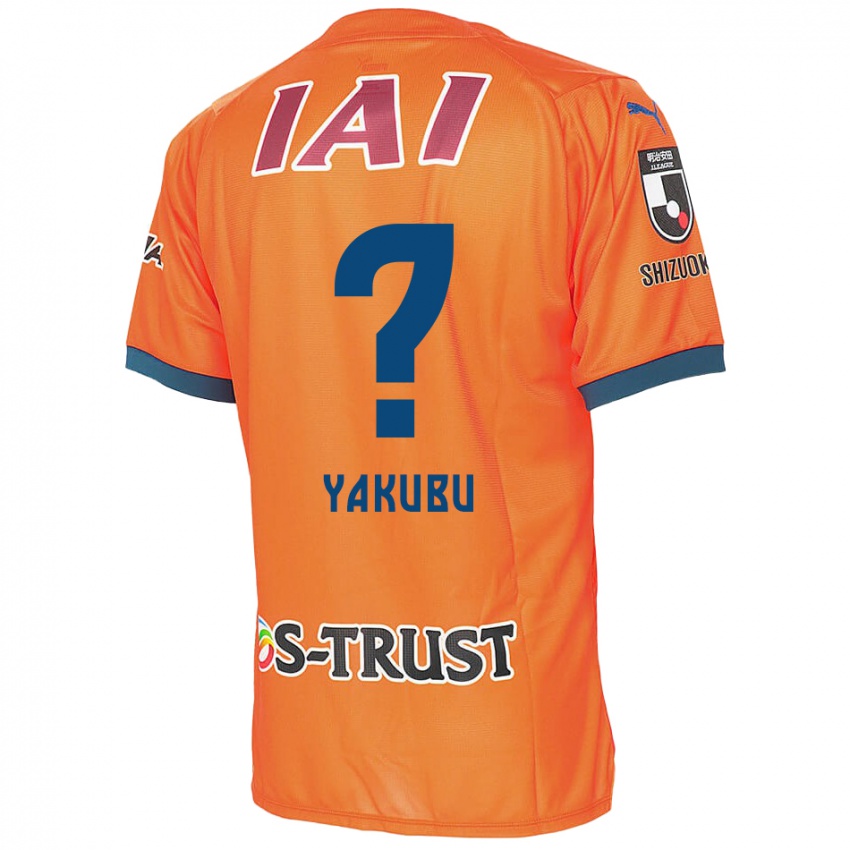 Gyermek Aziz Yakubu #0 Orange Blue Hazai Jersey 2024/25 Mez Póló Ing