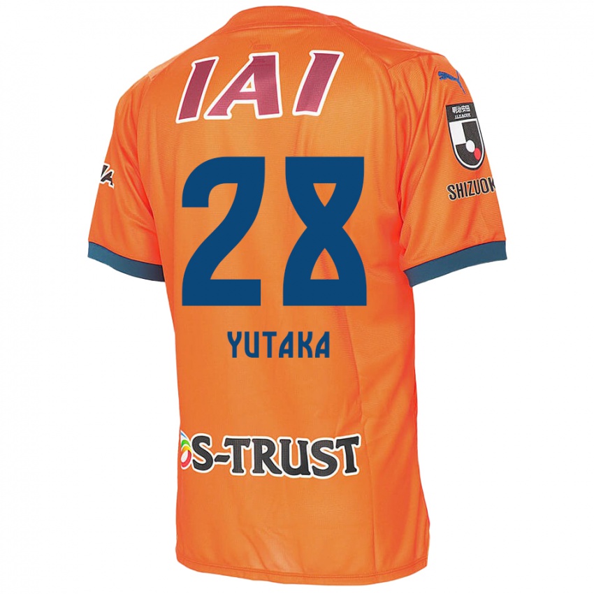 Gyermek Yutaka Yoshida #28 Orange Blue Hazai Jersey 2024/25 Mez Póló Ing