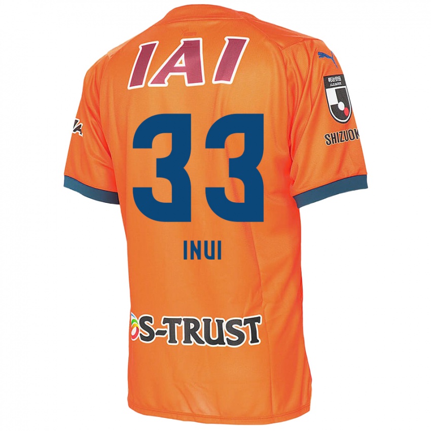 Gyermek Takashi Inui #33 Orange Blue Hazai Jersey 2024/25 Mez Póló Ing