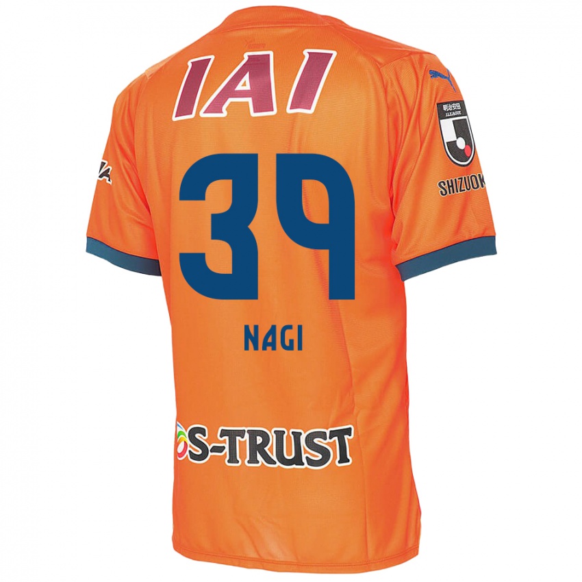 Gyermek Nagi Kawatani #39 Orange Blue Hazai Jersey 2024/25 Mez Póló Ing