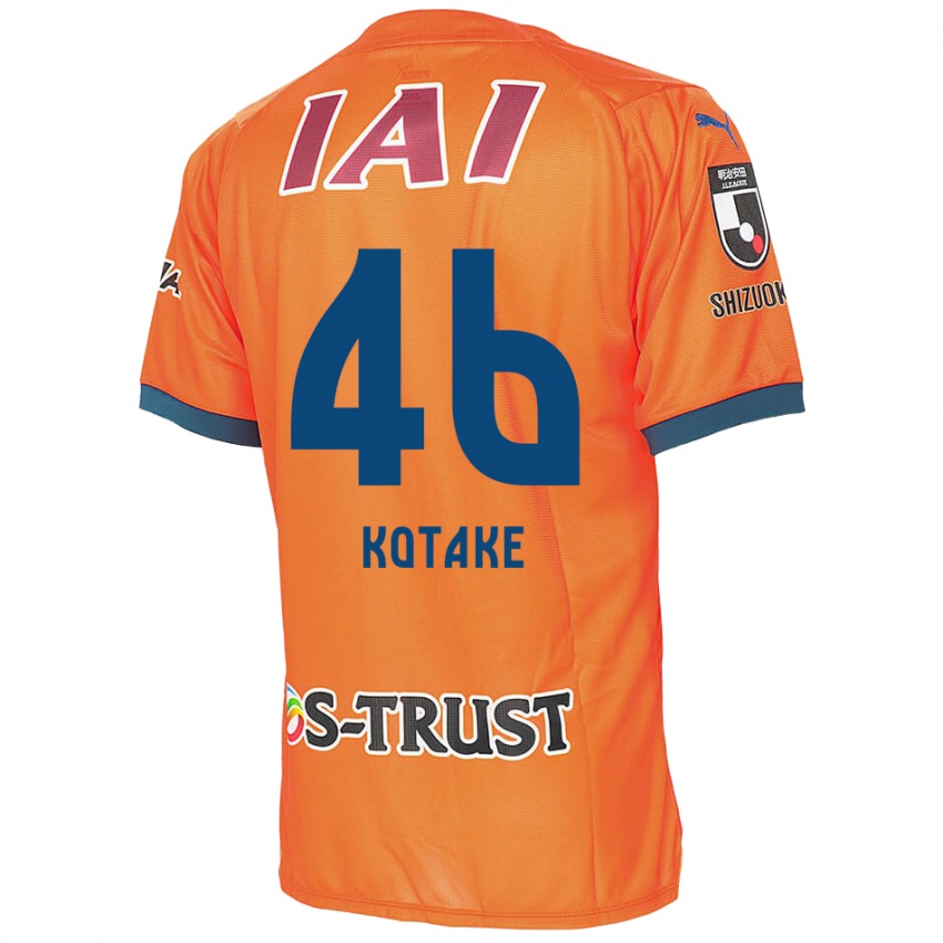 Gyermek Sean Kotake #46 Orange Blue Hazai Jersey 2024/25 Mez Póló Ing