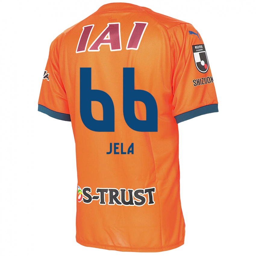 Gyermek Jelani Reshaun Sumiyoshi #66 Orange Blue Hazai Jersey 2024/25 Mez Póló Ing