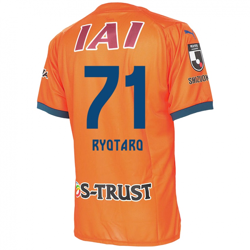 Gyermek Ryotaro Nakamura #71 Orange Blue Hazai Jersey 2024/25 Mez Póló Ing