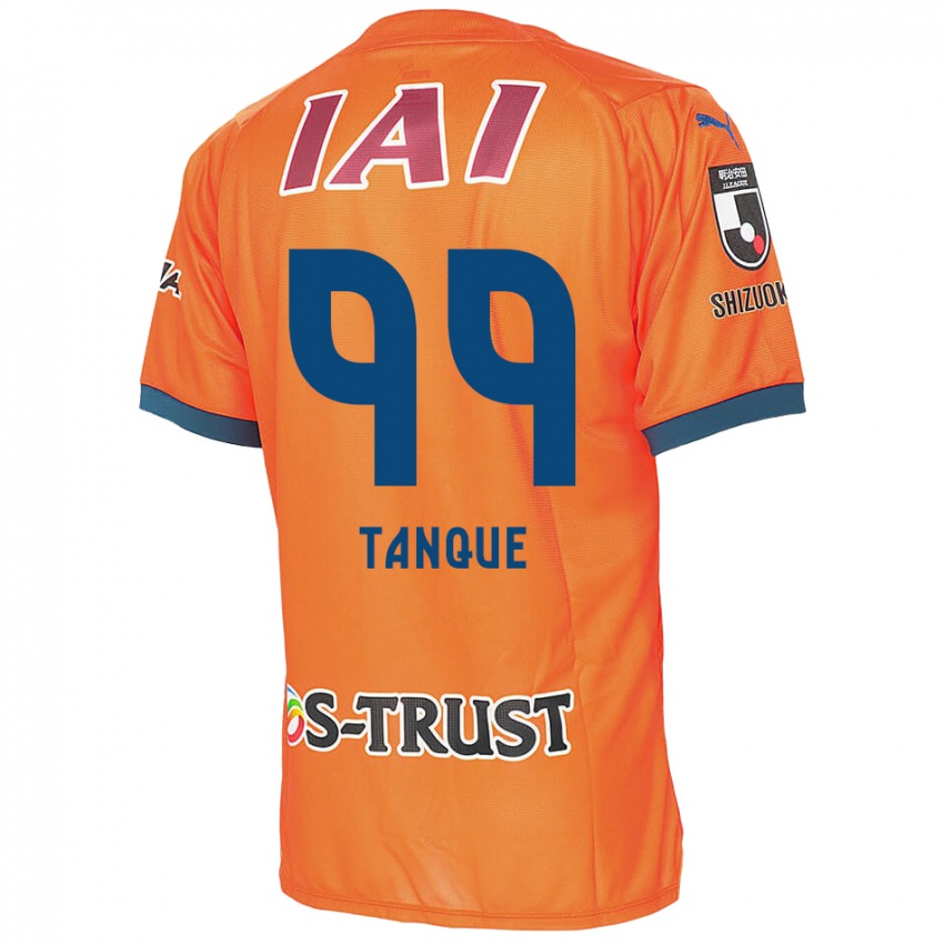 Gyermek Douglas Tanque #99 Orange Blue Hazai Jersey 2024/25 Mez Póló Ing