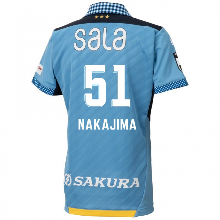 Gyermek Keitaro Nakajima #51 Kék Fekete Hazai Jersey 2024/25 Mez Póló Ing