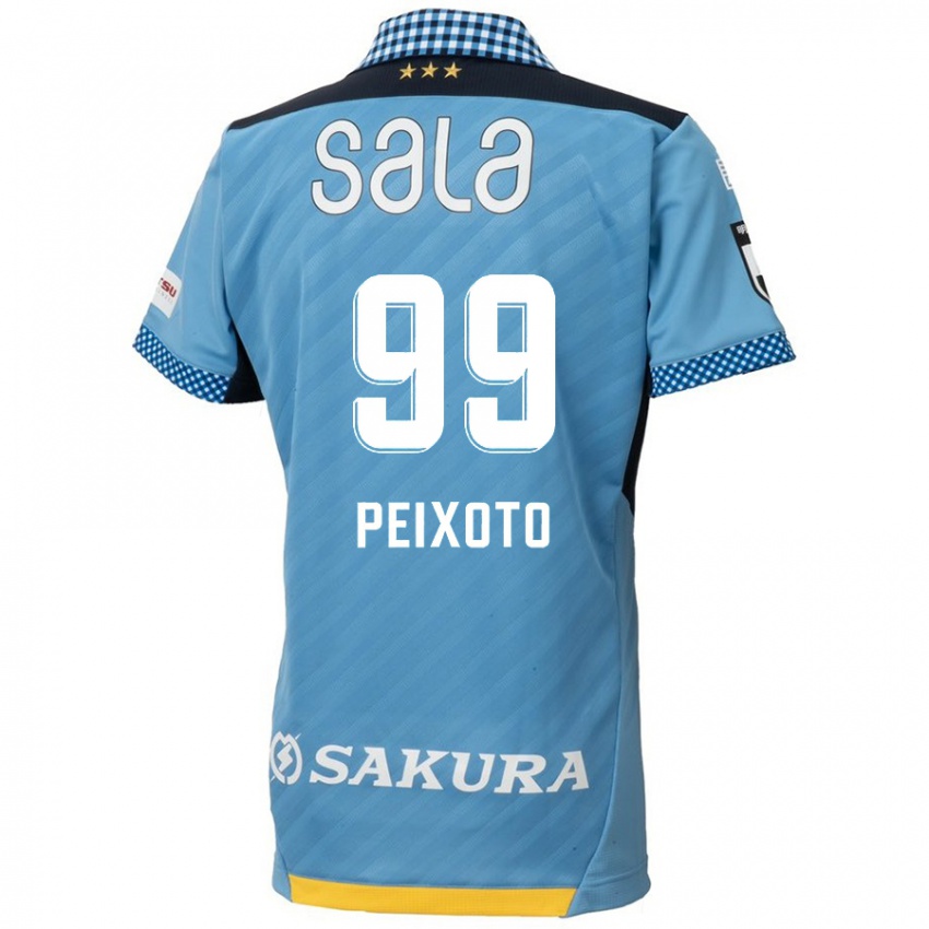 Gyermek Matheus Peixoto #99 Kék Fekete Hazai Jersey 2024/25 Mez Póló Ing