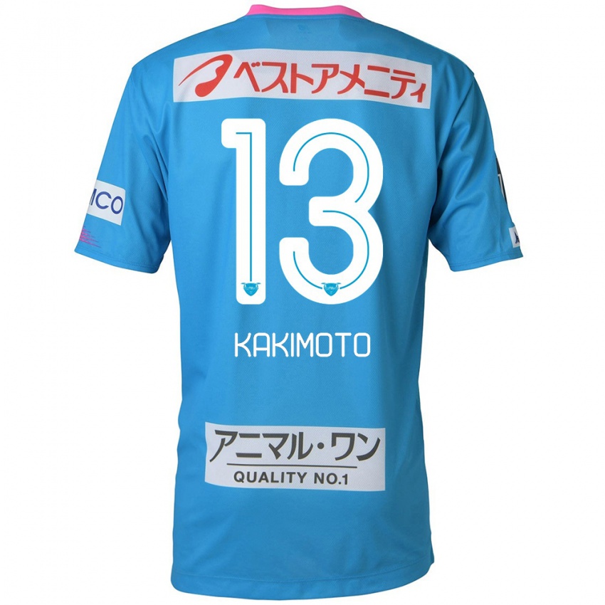 Gyermek Yuto Kakimoto #13 Kék Rózsaszín Hazai Jersey 2024/25 Mez Póló Ing