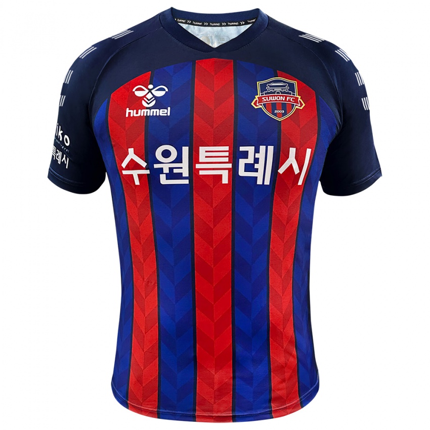 Gyermek Jung-Woo Ha #39 Kék Piros Hazai Jersey 2024/25 Mez Póló Ing