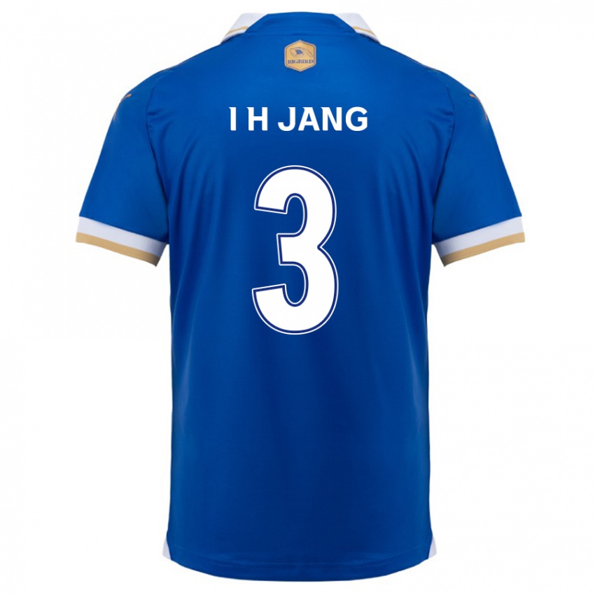 Gyermek Ho-Ik Jang #3 Kék Fehér Hazai Jersey 2024/25 Mez Póló Ing