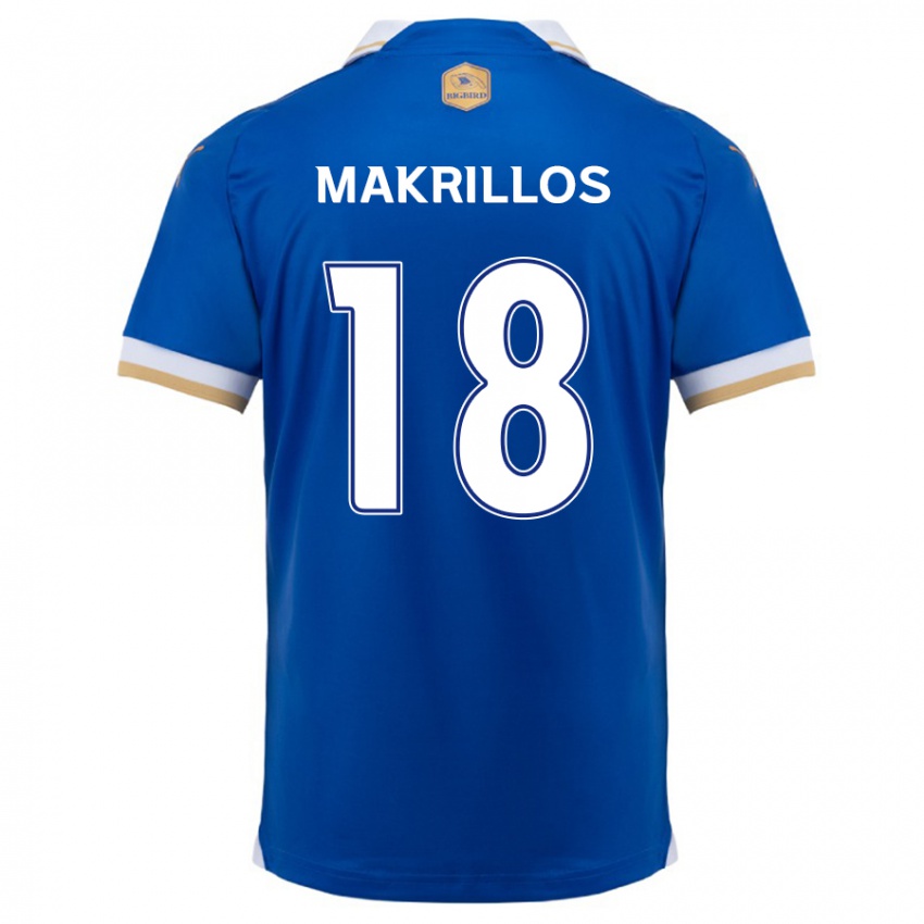 Gyermek Peter Makrillos #18 Kék Fehér Hazai Jersey 2024/25 Mez Póló Ing