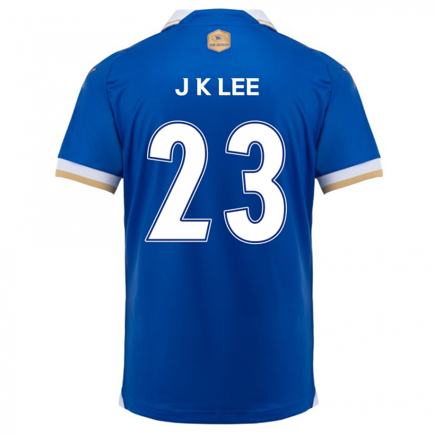 Gyermek Ki-Je Lee #23 Kék Fehér Hazai Jersey 2024/25 Mez Póló Ing