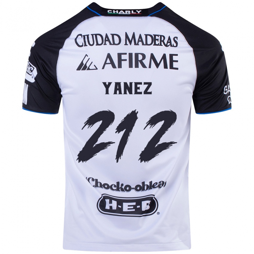 Gyermek Sebastián Yánez #212 Fekete Kék Hazai Jersey 2024/25 Mez Póló Ing