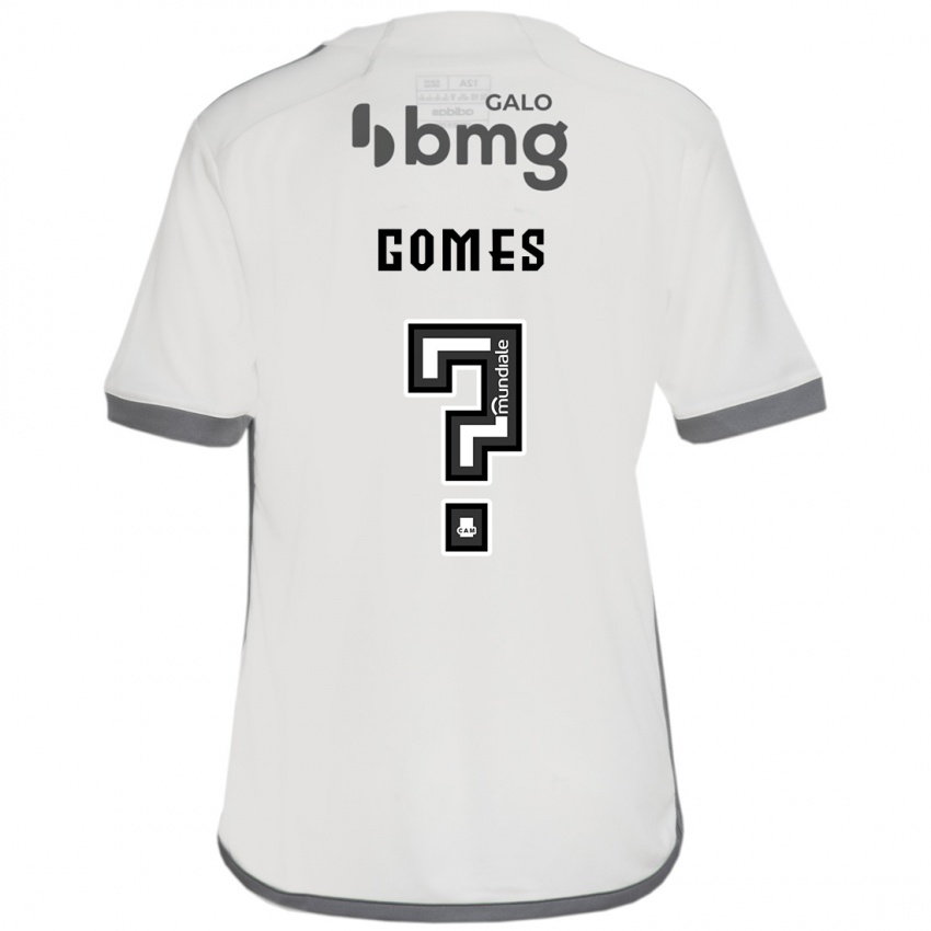 Gyermek Fábio Gomes #0 Törtfehér Idegenbeli Jersey 2024/25 Mez Póló Ing