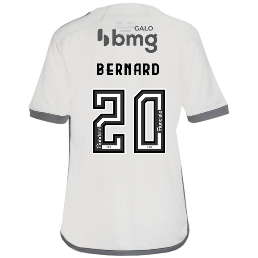 Gyermek Bernard #20 Törtfehér Idegenbeli Jersey 2024/25 Mez Póló Ing