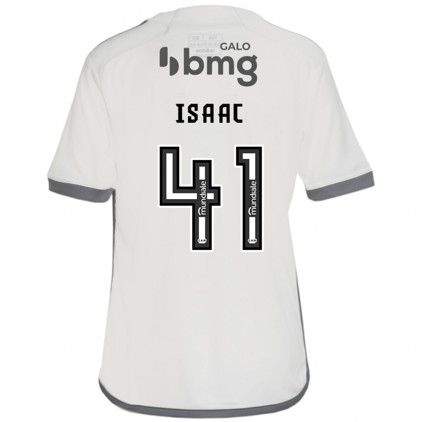 Gyermek Isaac #41 Törtfehér Idegenbeli Jersey 2024/25 Mez Póló Ing