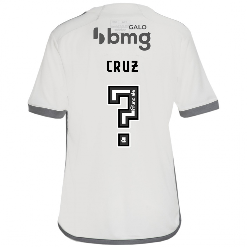 Gyermek Dudu Cruz #0 Törtfehér Idegenbeli Jersey 2024/25 Mez Póló Ing