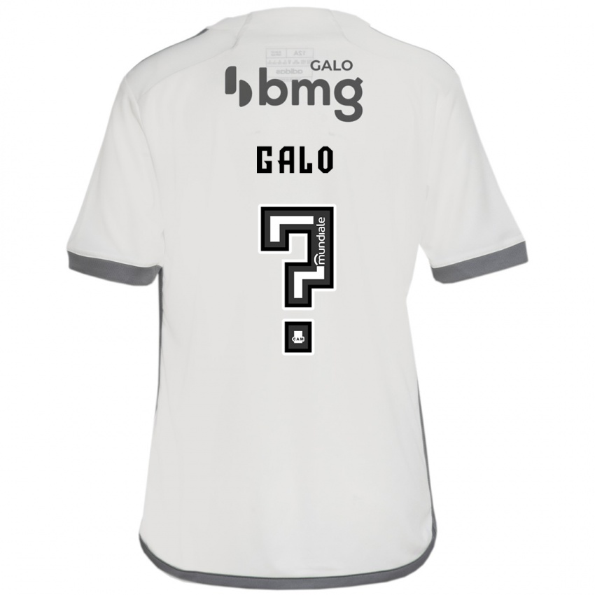 Gyermek Diego Galo #0 Törtfehér Idegenbeli Jersey 2024/25 Mez Póló Ing