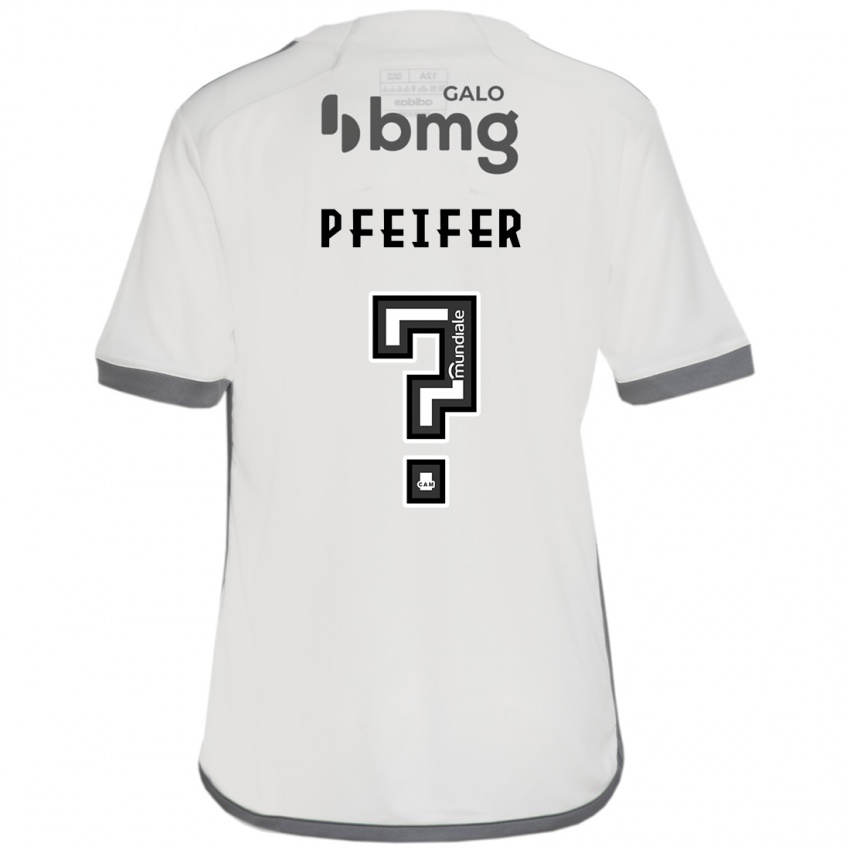 Gyermek Gabriel Pfeifer #0 Törtfehér Idegenbeli Jersey 2024/25 Mez Póló Ing