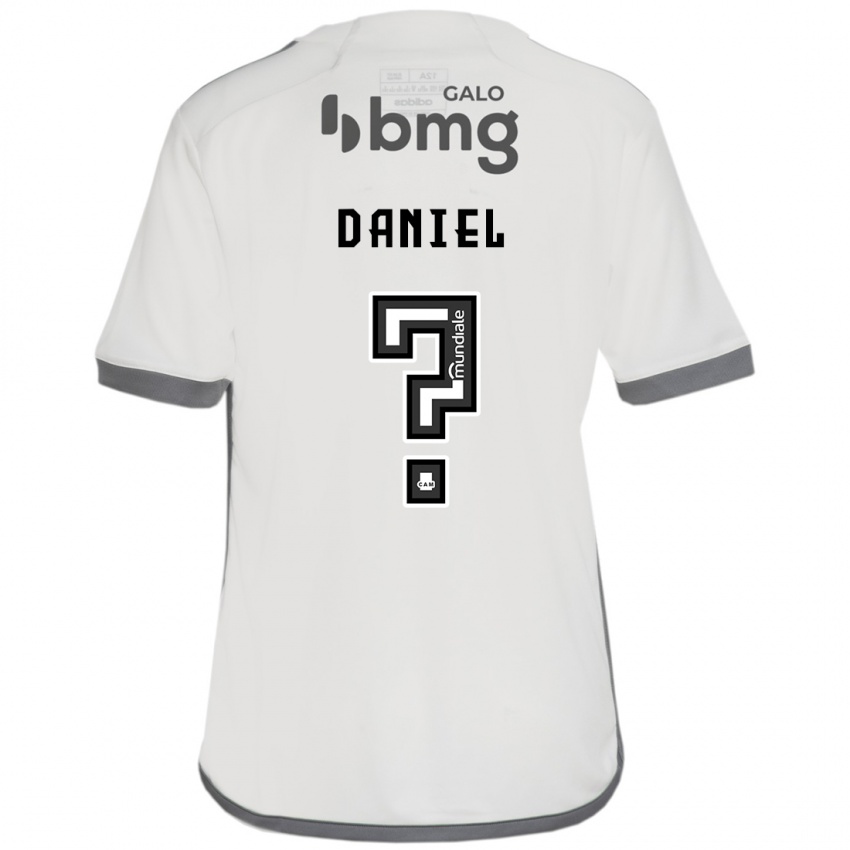 Gyermek Lucas Daniel #0 Törtfehér Idegenbeli Jersey 2024/25 Mez Póló Ing