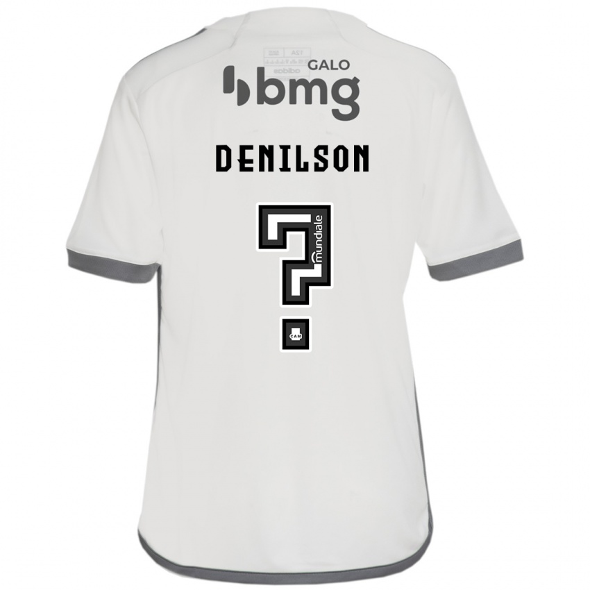 Gyermek Denilson #0 Törtfehér Idegenbeli Jersey 2024/25 Mez Póló Ing