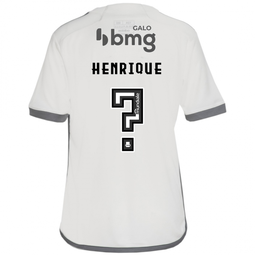 Gyermek Bruno Henrique #0 Törtfehér Idegenbeli Jersey 2024/25 Mez Póló Ing