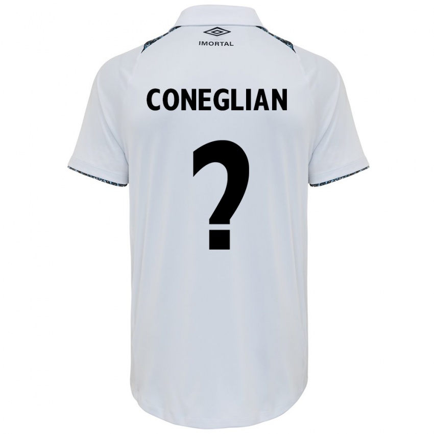 Gyermek Arthur Coneglian #0 Fehér Kék Idegenbeli Jersey 2024/25 Mez Póló Ing